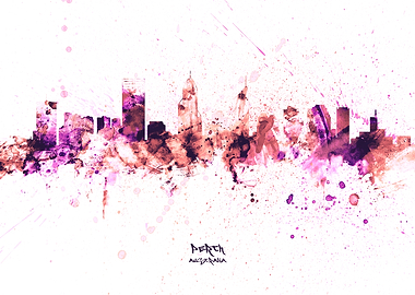 Perth Australia Skyline