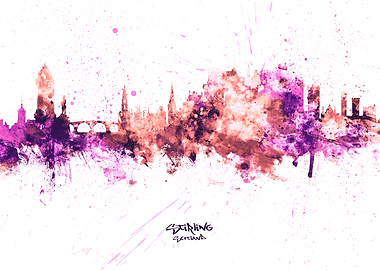 Stirling Scotland Skyline