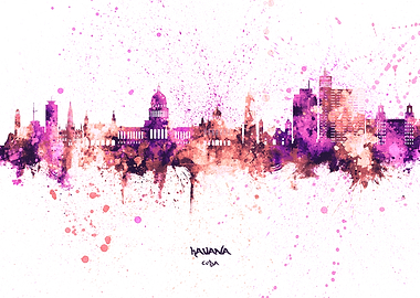 Havana Cuba Skyline