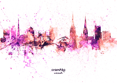 Coventry England Skyline