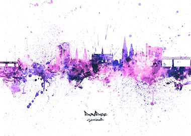 Dundee Scotland Skyline