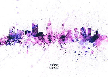 Perth Australia Skyline