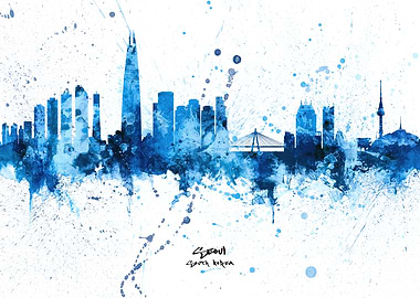 Seoul South Korea Skyline