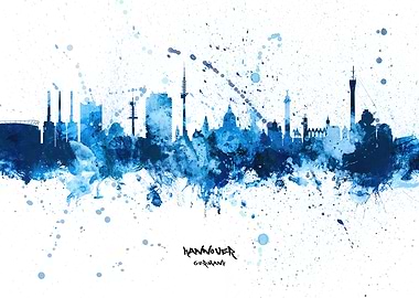 Hannover Germany Skyline