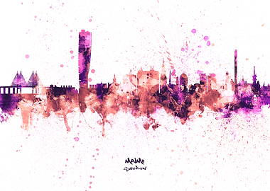 Malmo Sweden Skyline