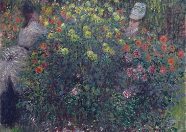 Girls in the Garden 1875