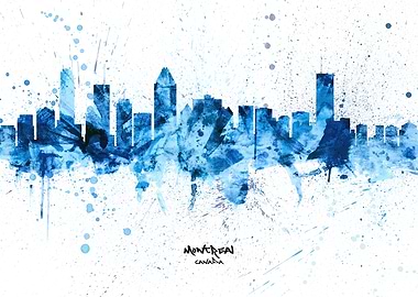 Montreal Canada Skyline