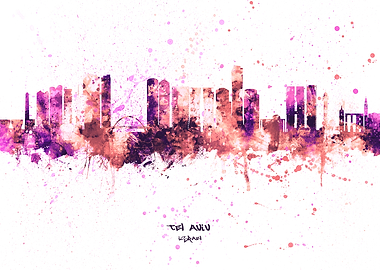 Tel Aviv Israel Skyline