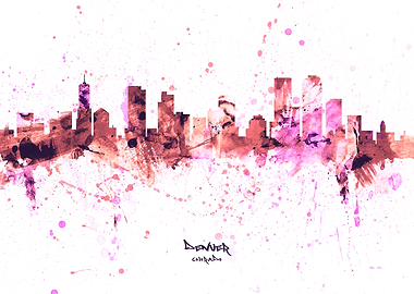 Denver Colorado Skyline