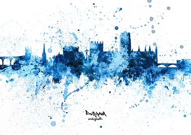 Durham England Skyline