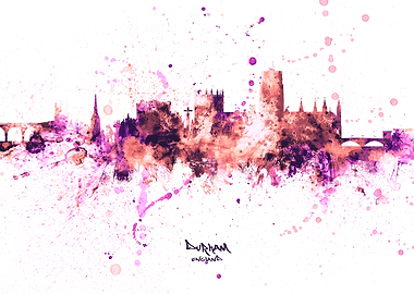 Durham England Skyline