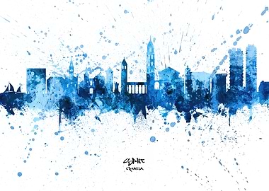 Split Croatia Skyline