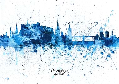 Edinburgh Scotland Skyline