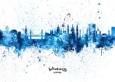 Budapest Hungary Skyline