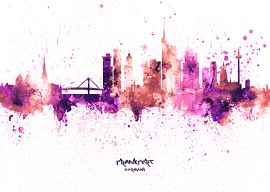 Frankfurt Germany Skyline