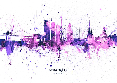 Gothenburg Sweden Skyline