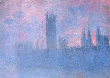 Houses of Parliament Fog