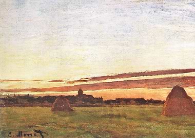 Grainstacks at Chailly at