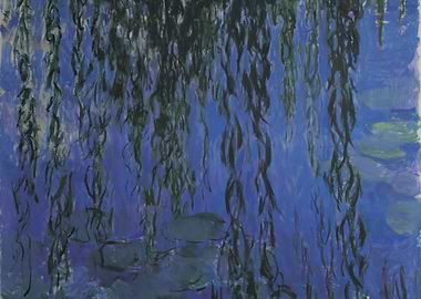 Water Lilies and Weeping W