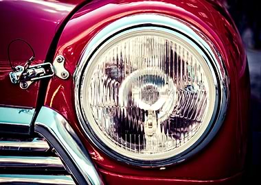 Vintage Car Headlight