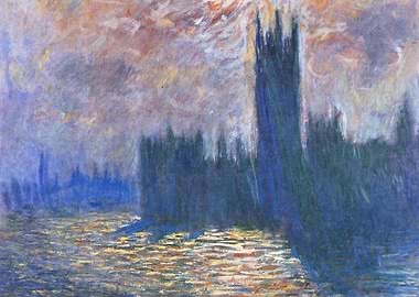 Houses of Parliament Fog