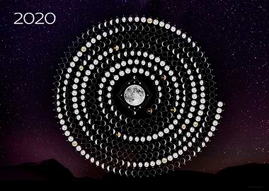 Lunar circular calendar 20