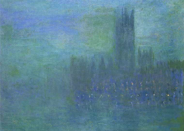 Houses of Parliament Fog