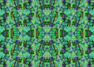 abstract modern mosaic