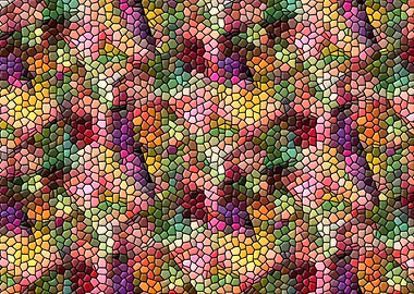 abstract modern mosaic