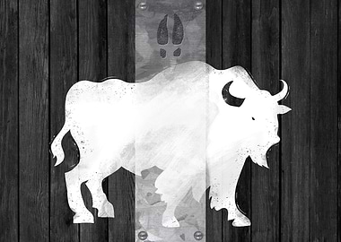 Ghost Buffalo spirit totem