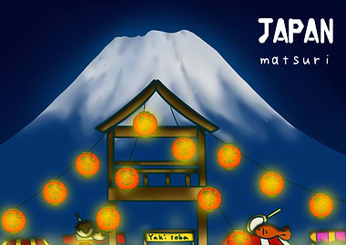 Matsuri festival in Japan