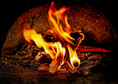 Wood Burning In A Stove