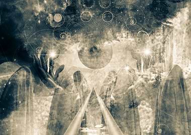 Mystical Abstract Painting