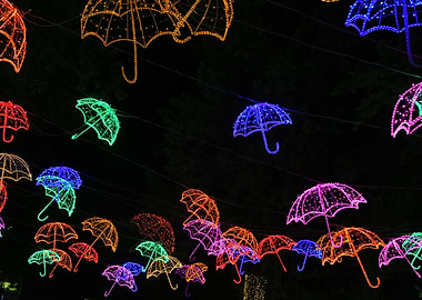 Sparkling Umbrella Lights