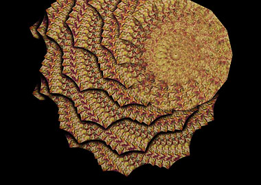 abstract modern spiral