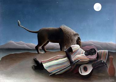Rousseau Sleeping Gypsy