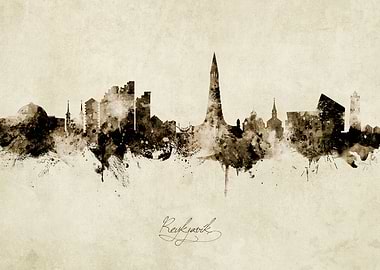 Reykjavik Iceland Skyline