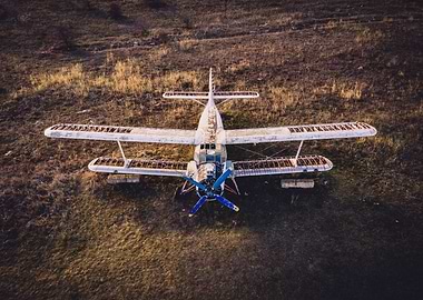 Abandoned plane