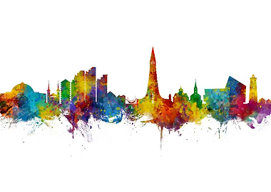 ReykjavIk Iceland Skyline