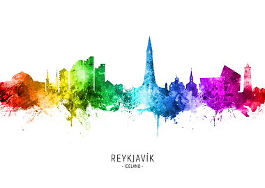 Reykjavik Iceland Skyline