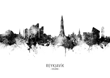 Reykjavik Iceland Skyline