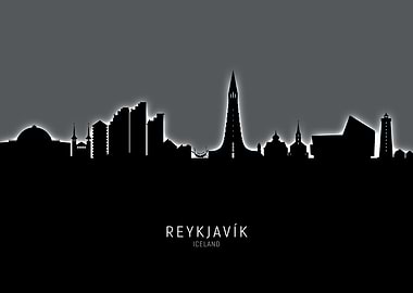 Reykjavik Iceland Skyline