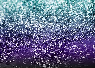 Aqua Purple Glitter 2