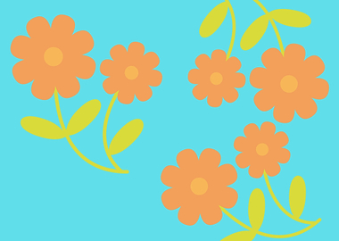 beautiful flower art