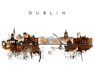 Dublin Ireland Skyline