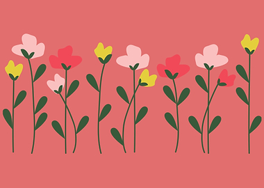 beautiful flower art