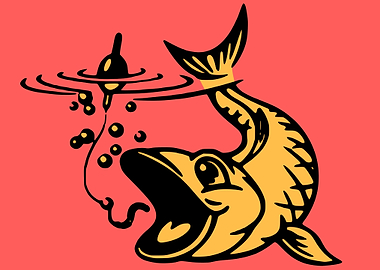 aquatic animal fish art