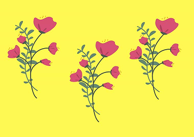 beautiful flower art