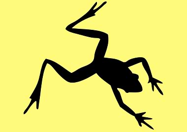 funny and cute frog art