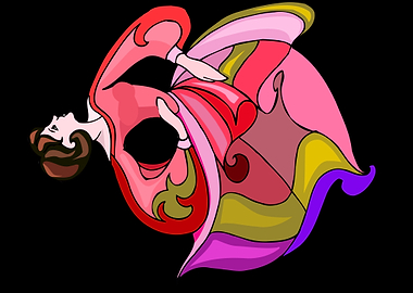 beautiful dancing angel